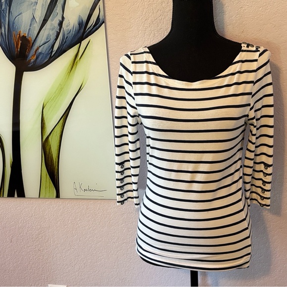 Forever 21 women’s stripe shirt size small - Picture 1 of 5